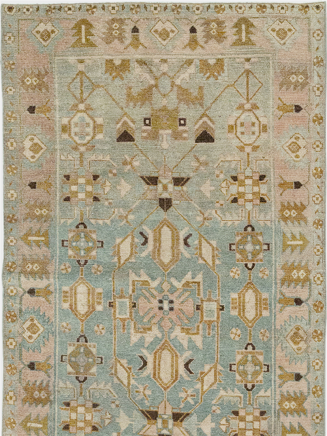 Vintage Persian Malayer Long Runner, No.32759 - Staging