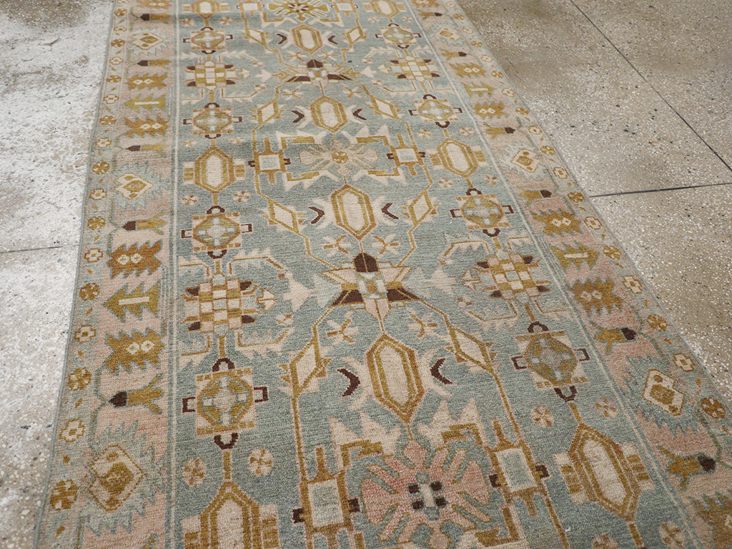 Vintage Persian Malayer Long Runner, No.32759 - Staging
