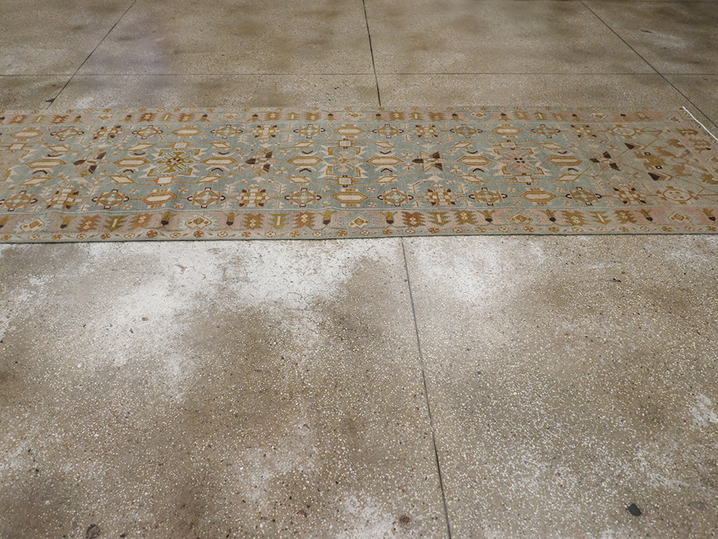 Vintage Persian Malayer Long Runner, No.32759 - Staging