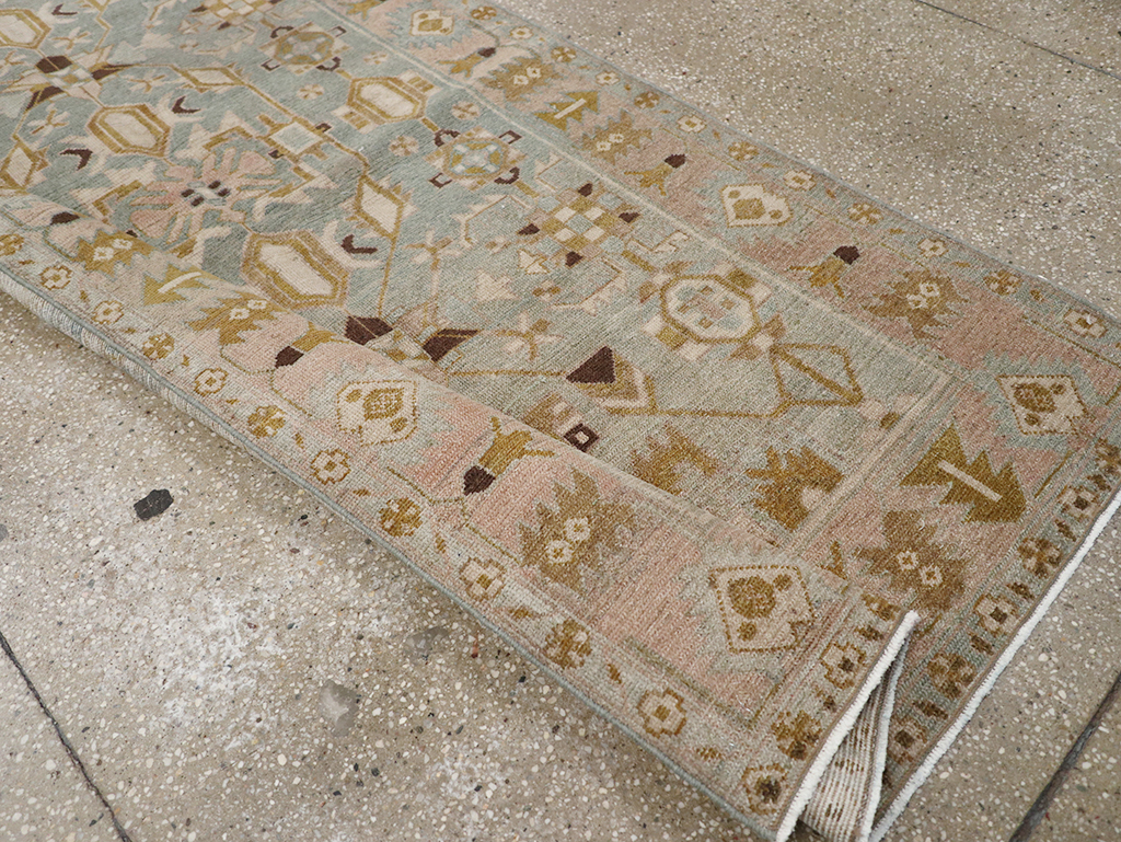 Vintage Persian Malayer Long Runner, No.32759 - Staging