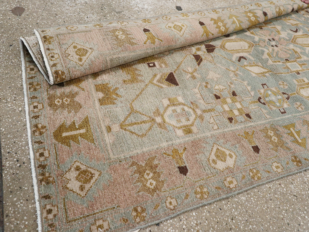 Vintage Persian Malayer Long Runner, No.32759 - Staging