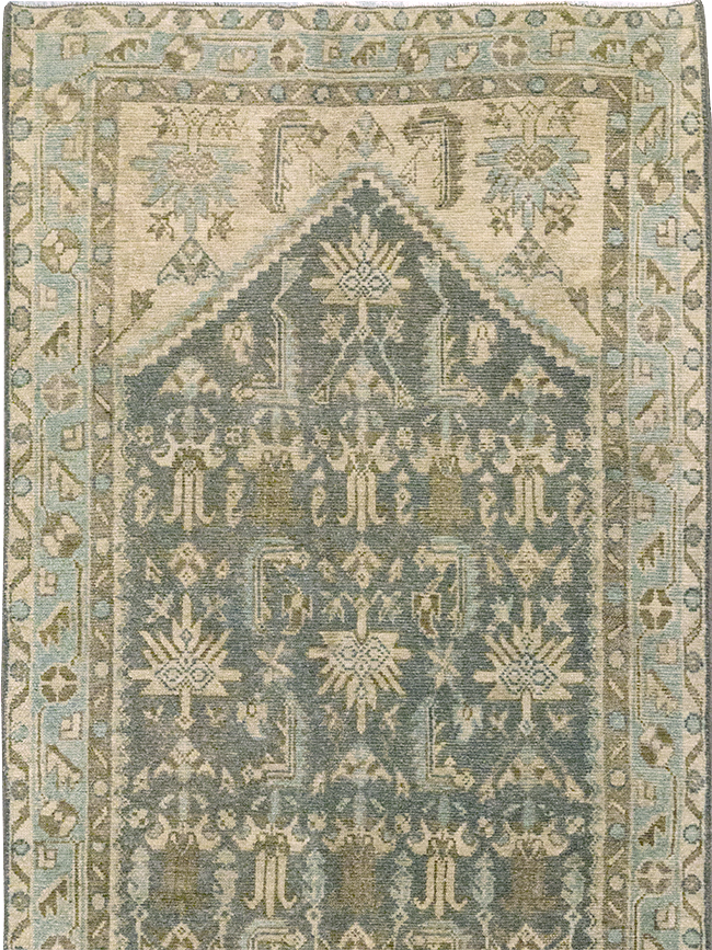 Vintage Persian Malayer Runner, No.32762 - Staging