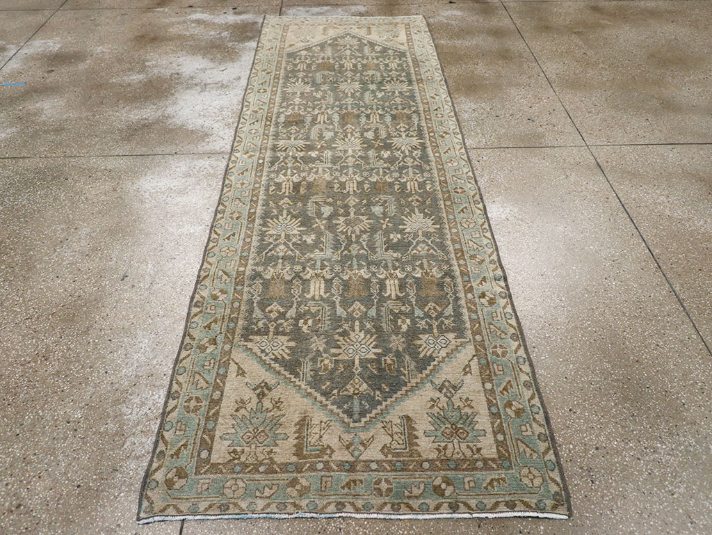 Vintage Persian Malayer Runner, No.32762 - Staging