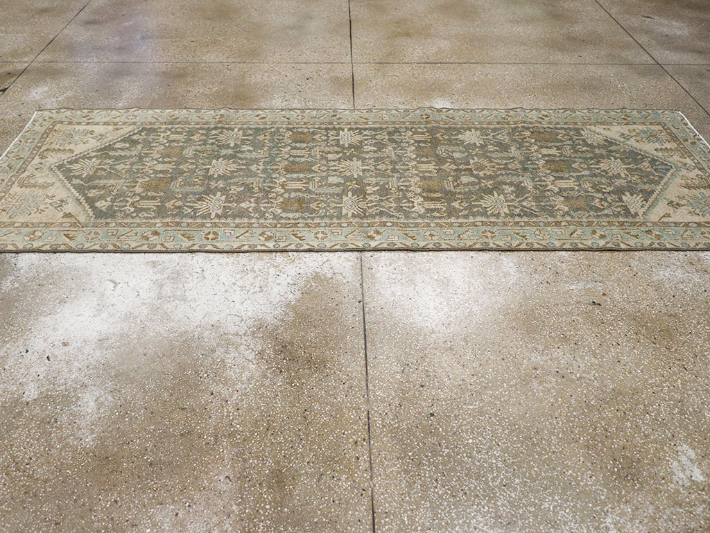 Vintage Persian Malayer Runner, No.32762 - Staging