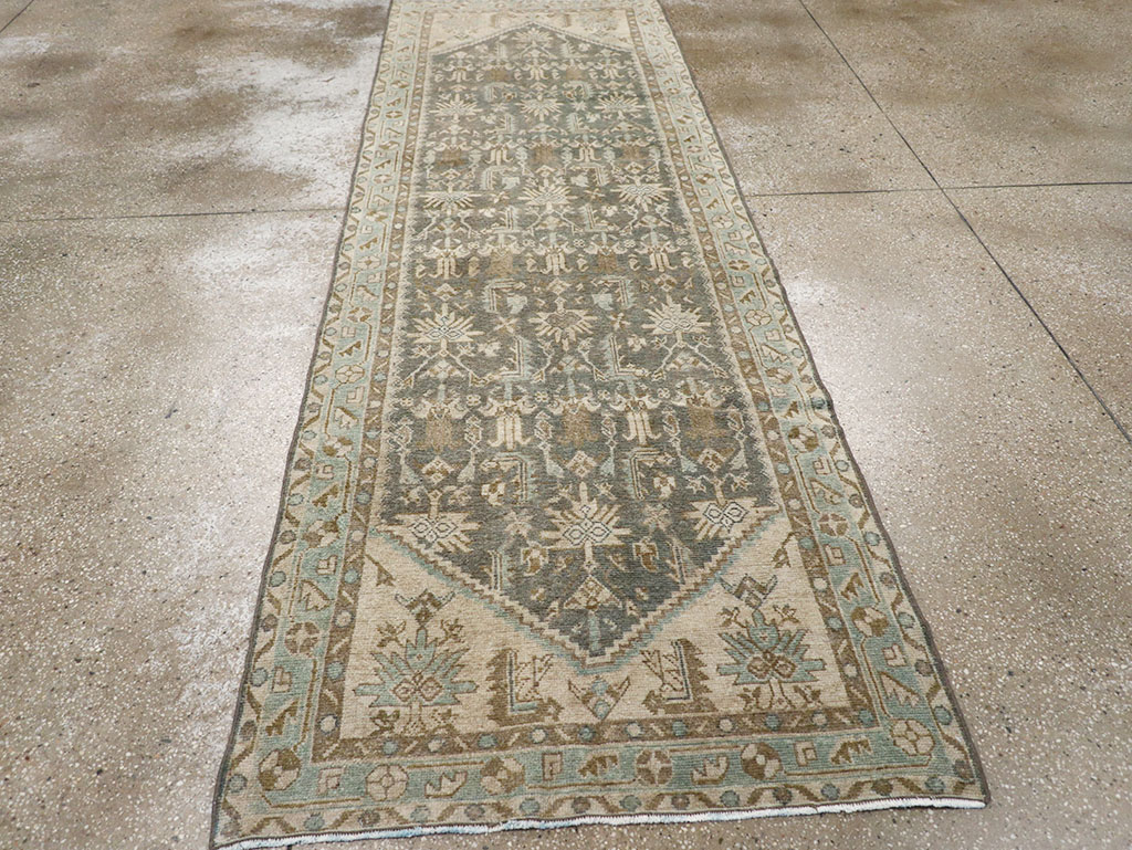 Vintage Persian Malayer Runner, No.32762 - Staging