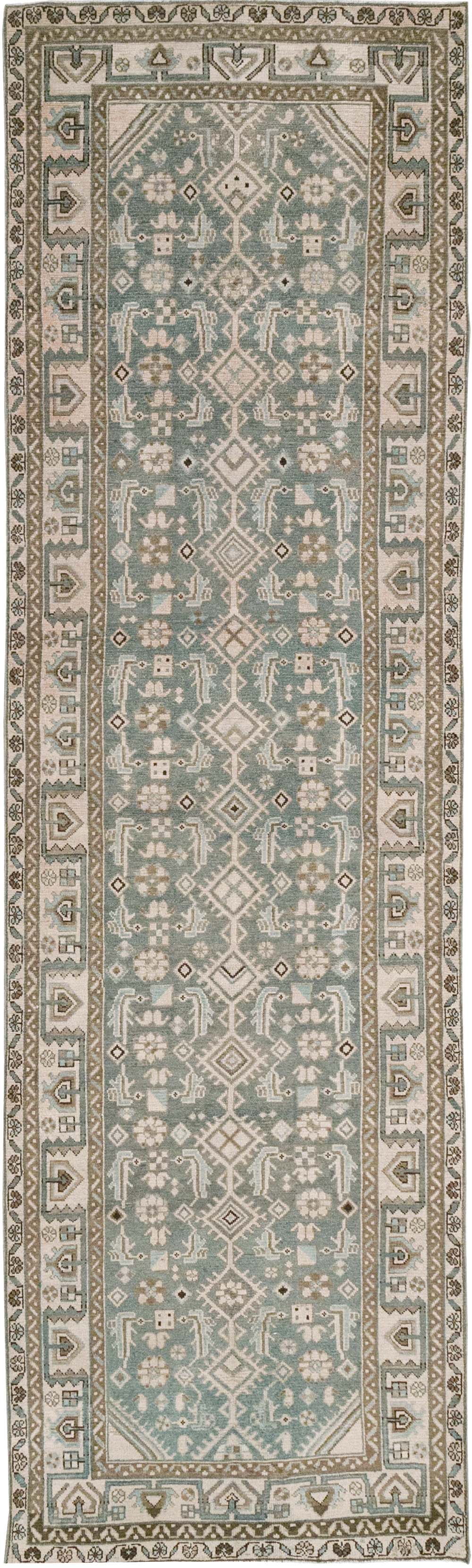 Vintage Persian Malayer Runner, No.32763 - Staging