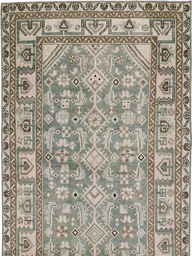 Vintage Persian Malayer Runner, No.32763 - Staging