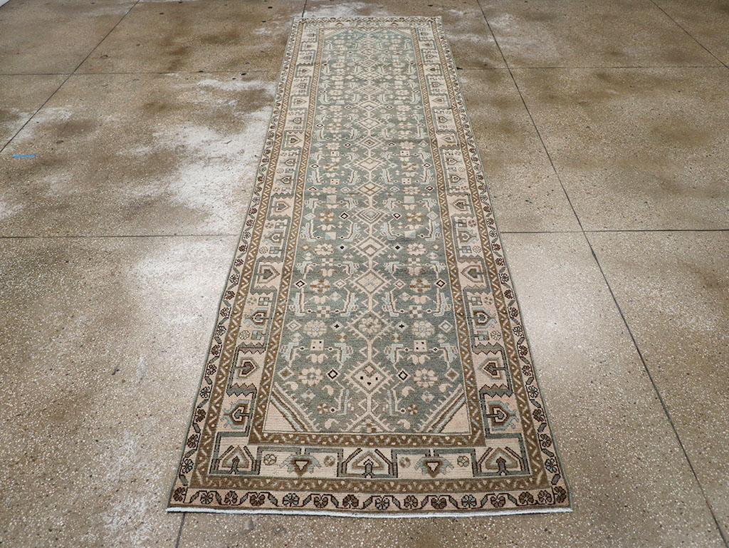 Vintage Persian Malayer Runner, No.32763 - Staging