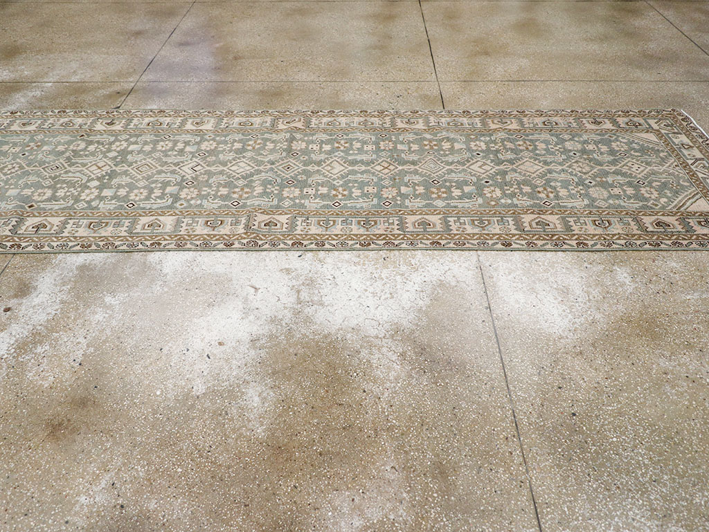 Vintage Persian Malayer Runner, No.32763 - Staging