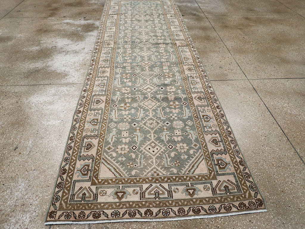 Vintage Persian Malayer Runner, No.32763 - Staging