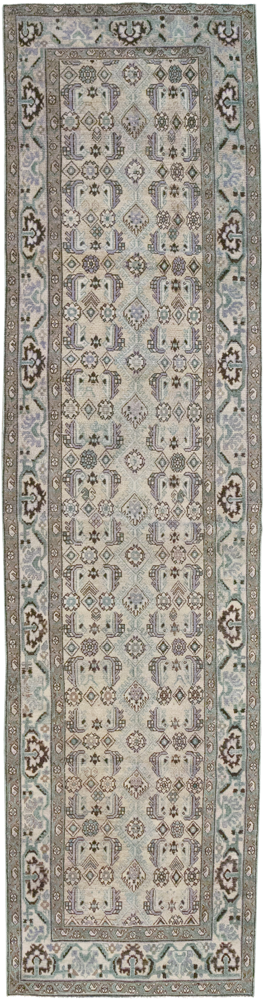 Vintage Persian Malayer Runner, No.32764 - Staging