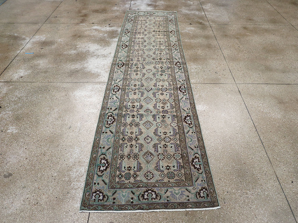 Vintage Persian Malayer Runner, No.32764 - Staging