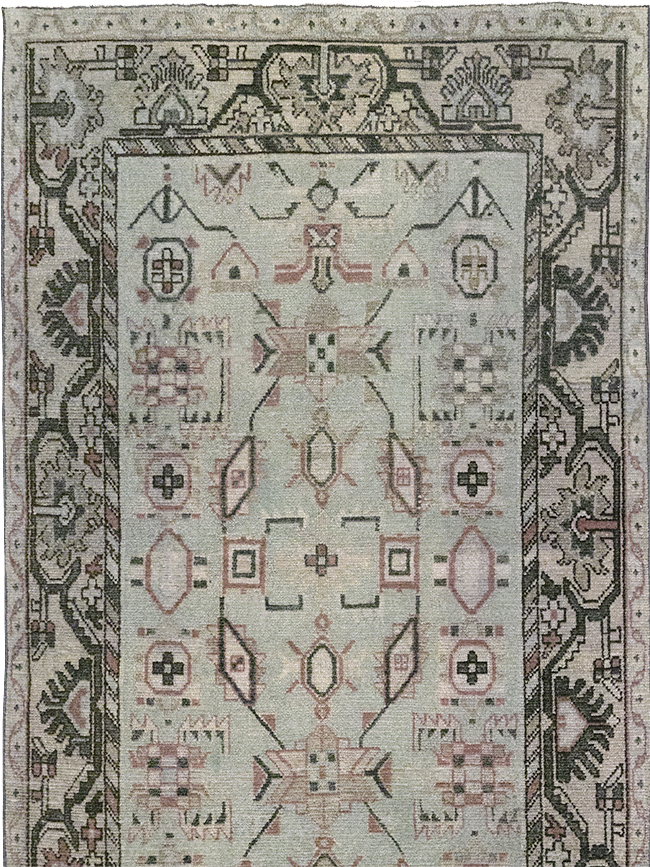Vintage Persian Malayer Runner, No.32765 - Staging
