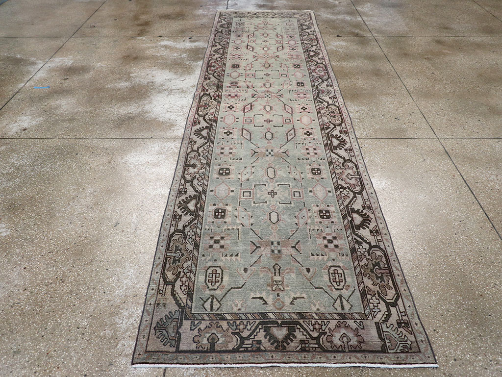 Vintage Persian Malayer Runner, No.32765 - Staging