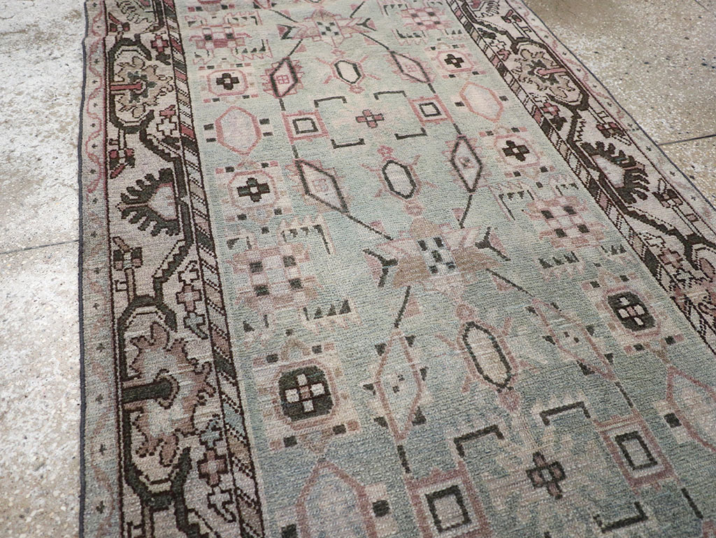 Vintage Persian Malayer Runner, No.32765 - Staging