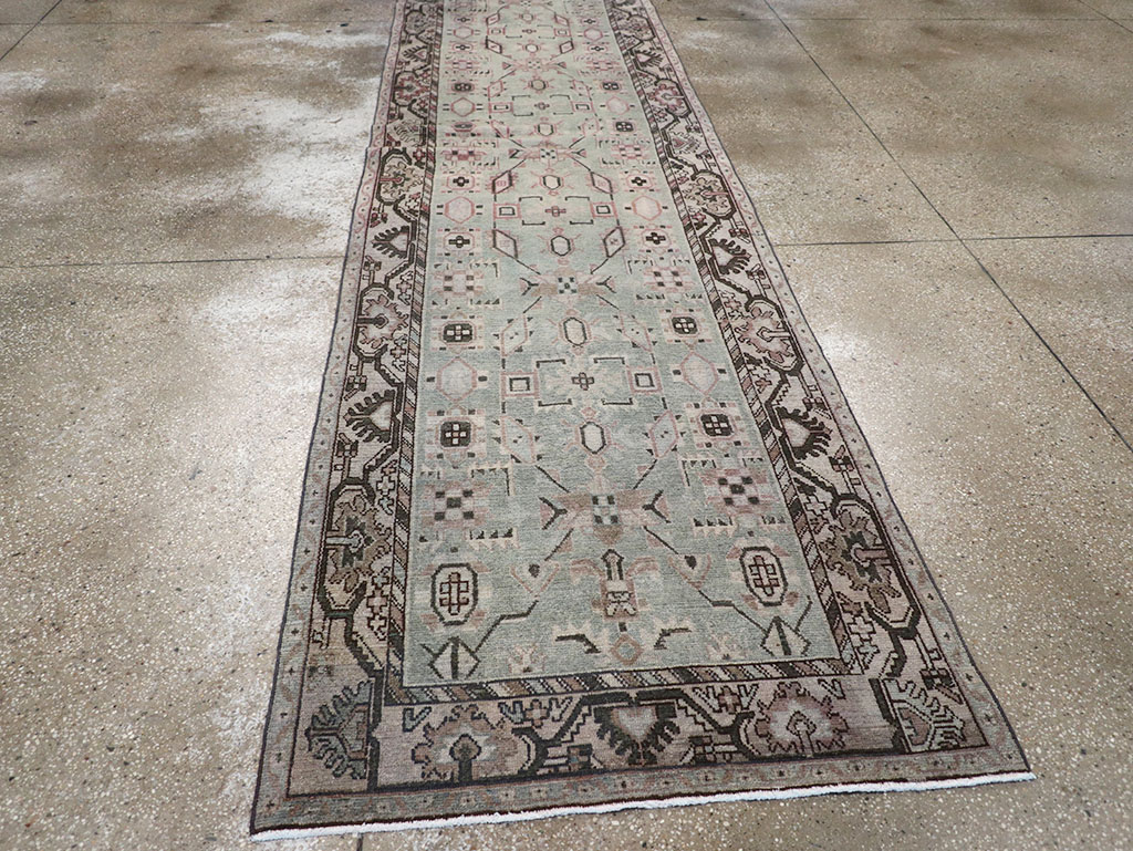 Vintage Persian Malayer Runner, No.32765 - Staging