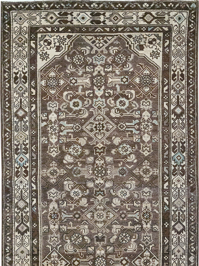 Vintage Persian Malayer Runner, No.32766 - Staging