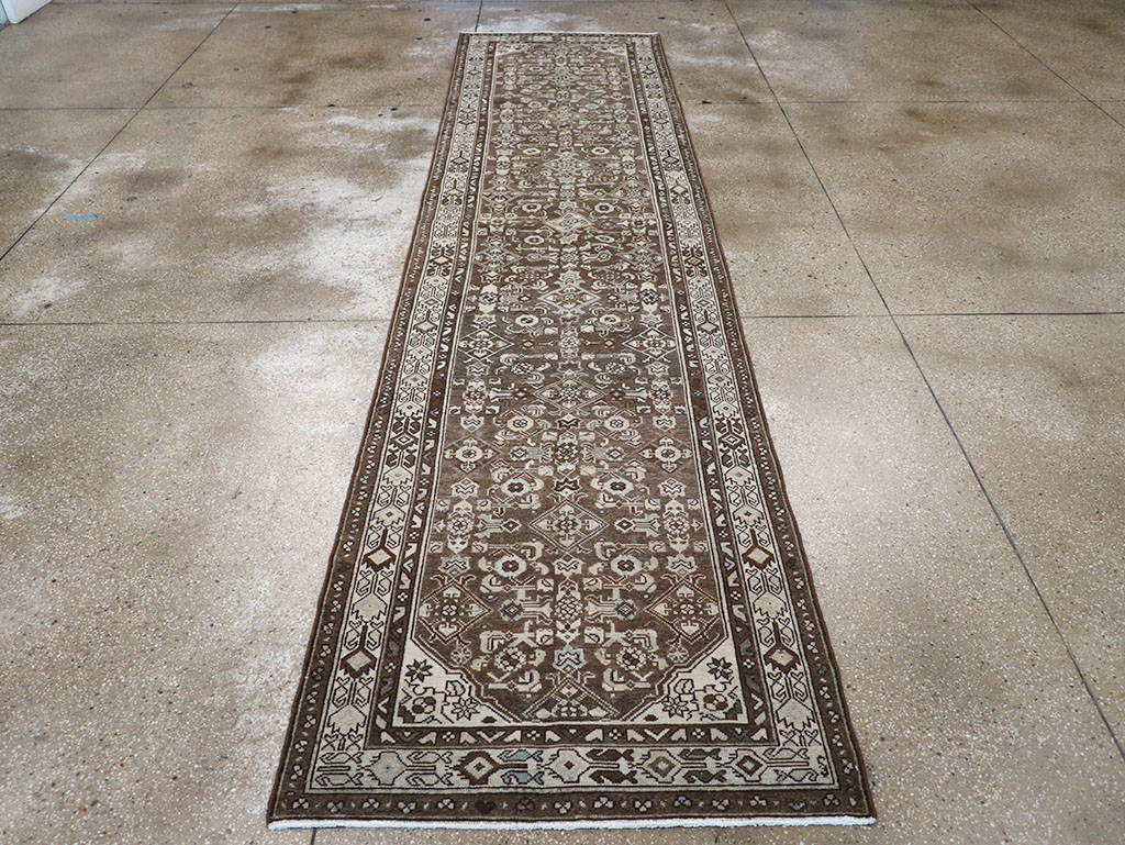 Vintage Persian Malayer Runner, No.32766 - Staging