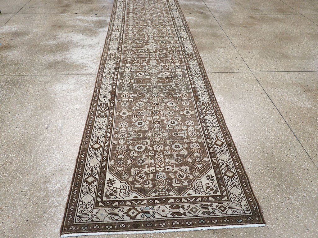 Vintage Persian Malayer Runner, No.32766 - Staging