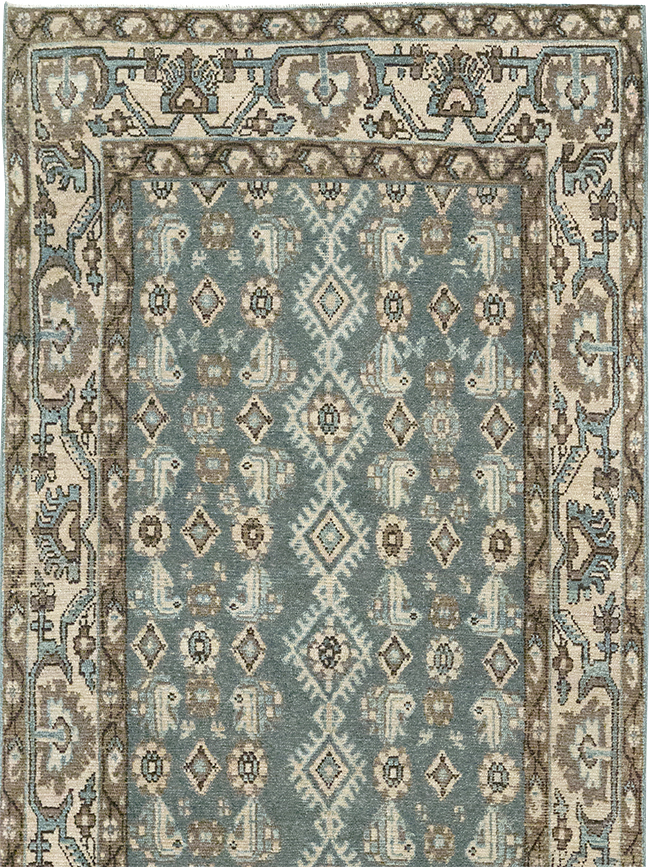 Vintage Persian Malayer Runner, No.32769 - Staging