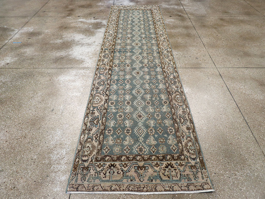 Vintage Persian Malayer Runner, No.32769 - Staging