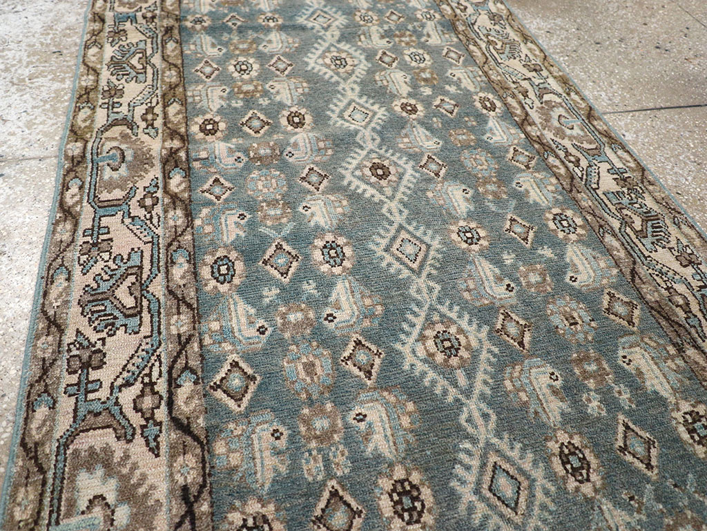 Vintage Persian Malayer Runner, No.32769 - Staging