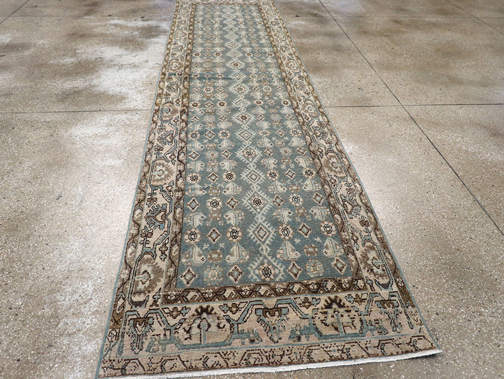 Vintage Persian Malayer Runner, No.32769 - Staging
