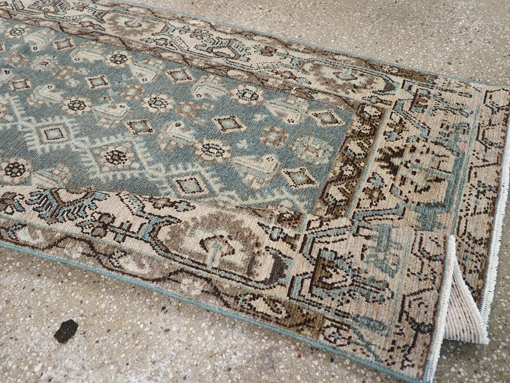 Vintage Persian Malayer Runner, No.32769 - Staging