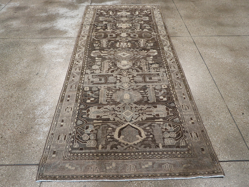 Vintage Persian Malayer Gallery Rug, No.32770 - Staging