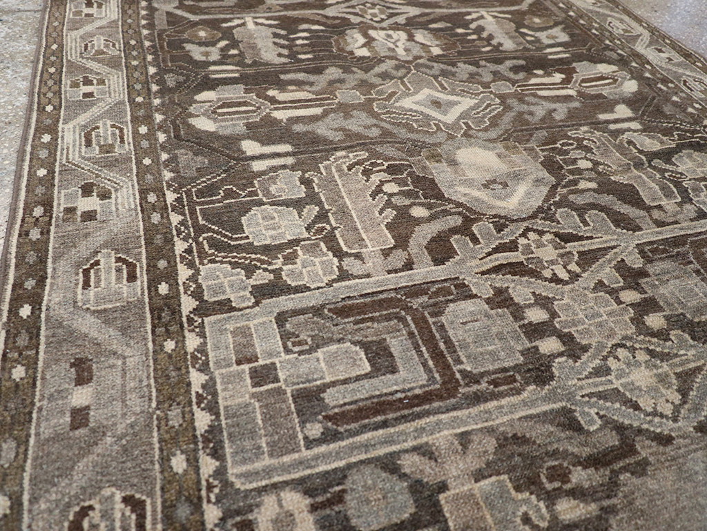 Vintage Persian Malayer Gallery Rug, No.32770 - Staging