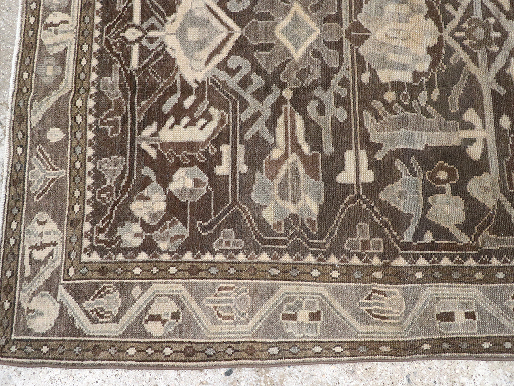 Vintage Persian Malayer Gallery Rug, No.32770 - Staging