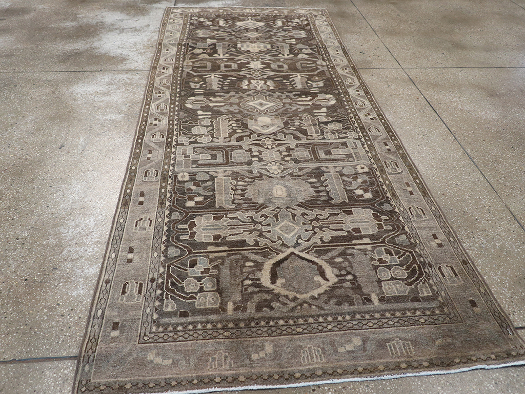 Vintage Persian Malayer Gallery Rug, No.32770 - Staging
