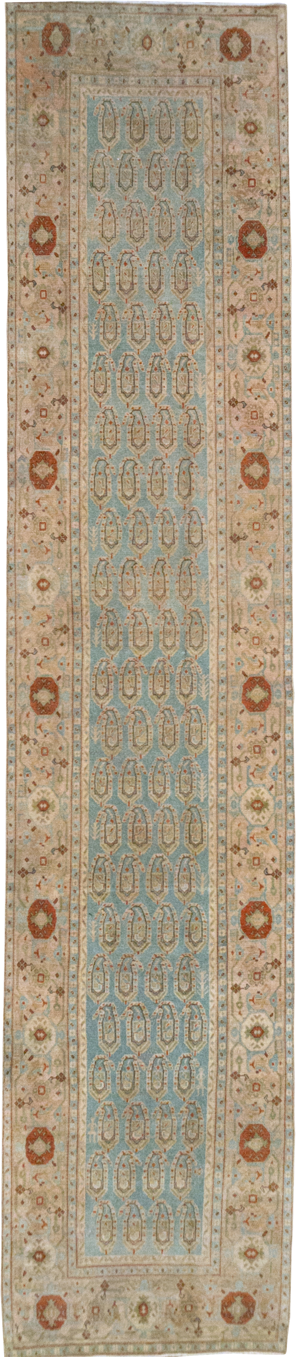 Vintage Persian Malayer Long Runner, No.32771 - Staging