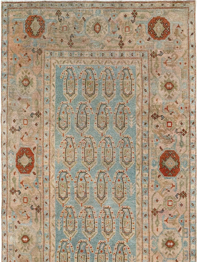 Vintage Persian Malayer Long Runner, No.32771 - Staging