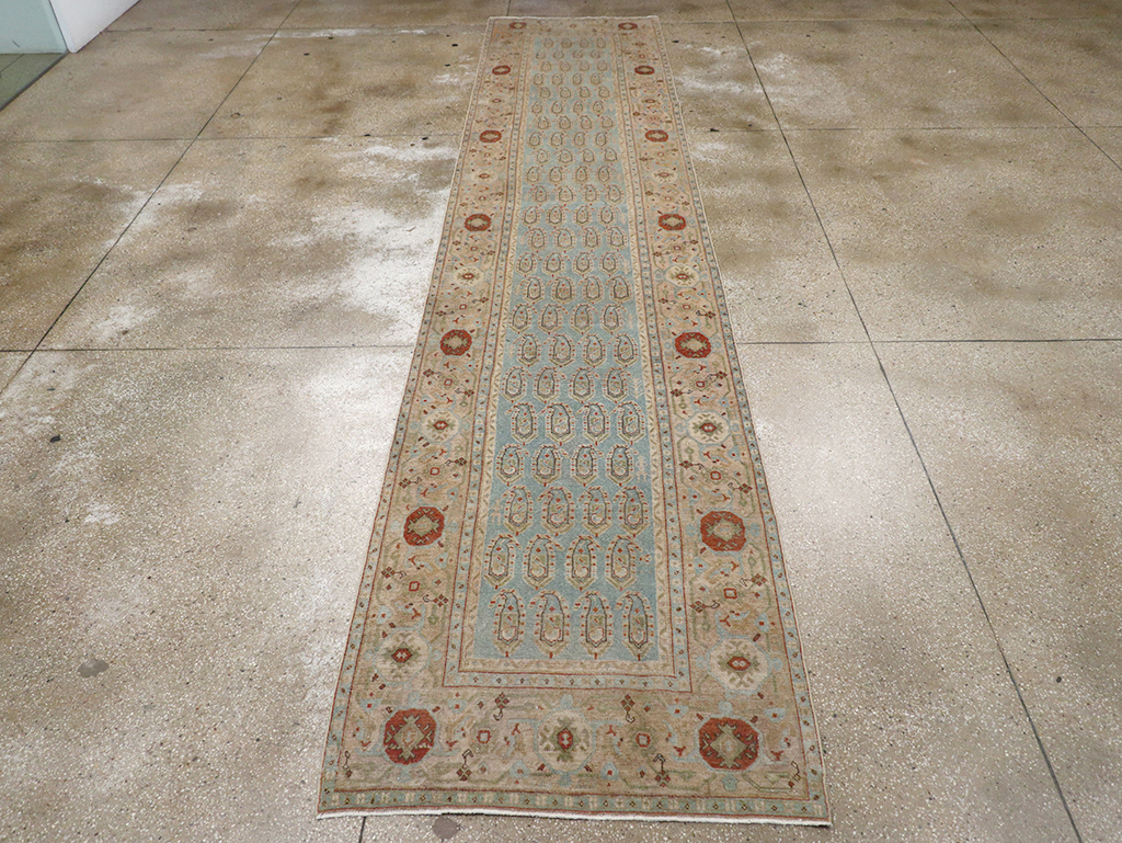 Vintage Persian Malayer Long Runner, No.32771 - Staging
