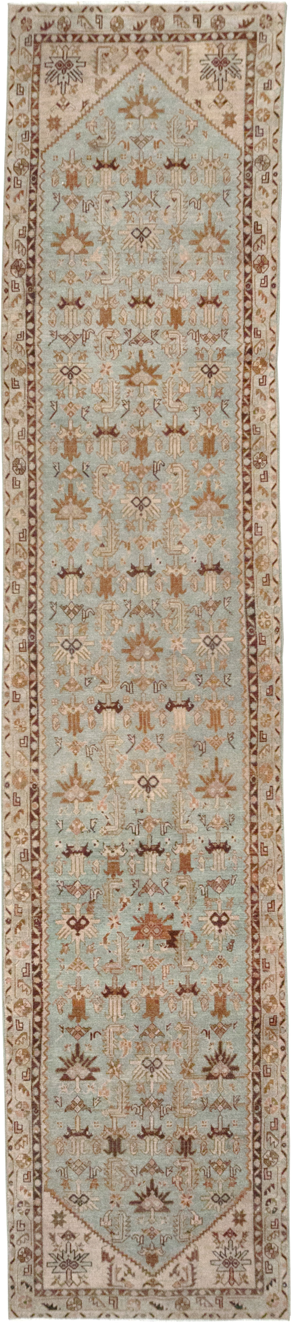 Vintage Persian Malayer Long Runner, No.32772 - Staging