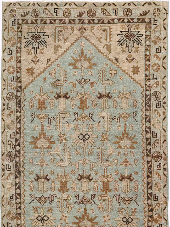 Vintage Persian Malayer Long Runner, No.32772 - Staging