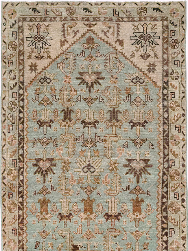 Vintage Persian Malayer Long Runner, No.32772 - Staging