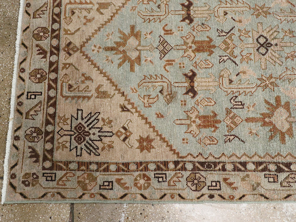 Vintage Persian Malayer Long Runner, No.32772 - Staging