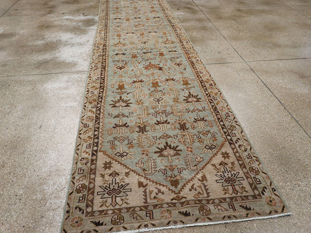 Vintage Persian Malayer Long Runner, No.32772 - Staging