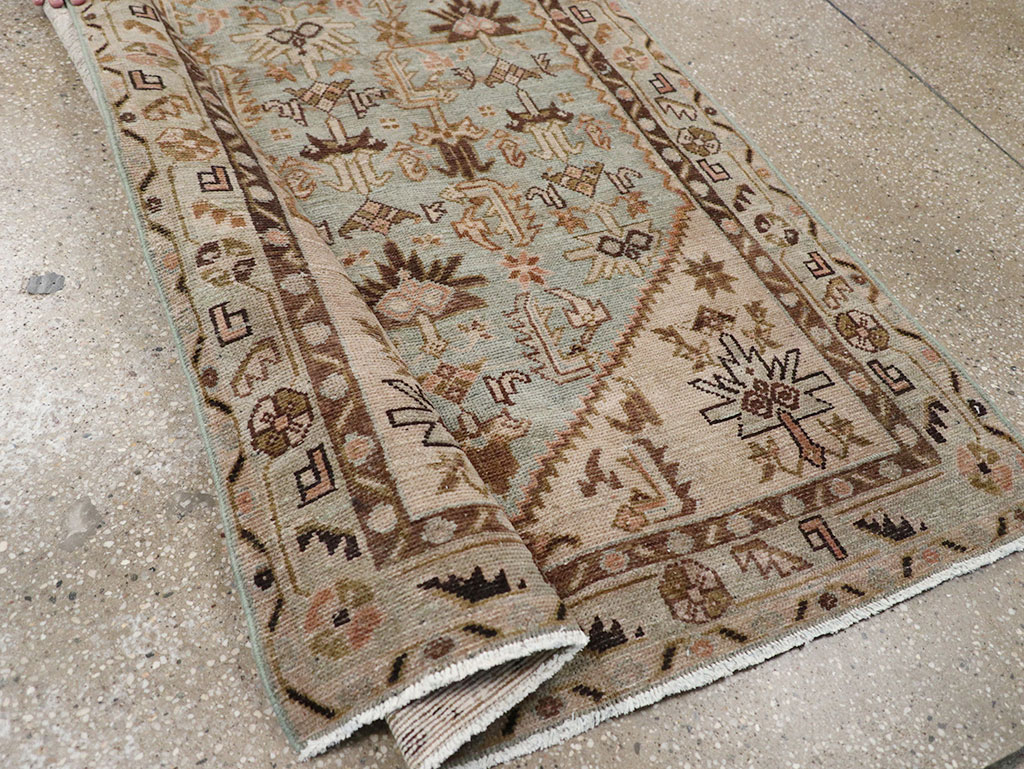 Vintage Persian Malayer Long Runner, No.32772 - Staging