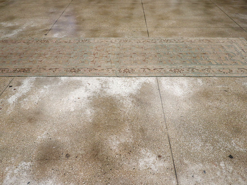 Vintage Persian Malayer Long Runner (Pair: 2 of 2), No.32773 - Staging