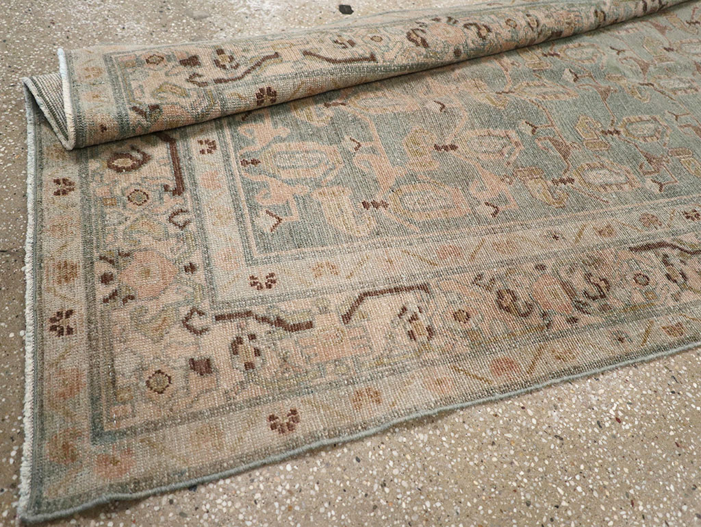 Vintage Persian Malayer Long Runner (Pair: 2 of 2), No.32773 - Staging