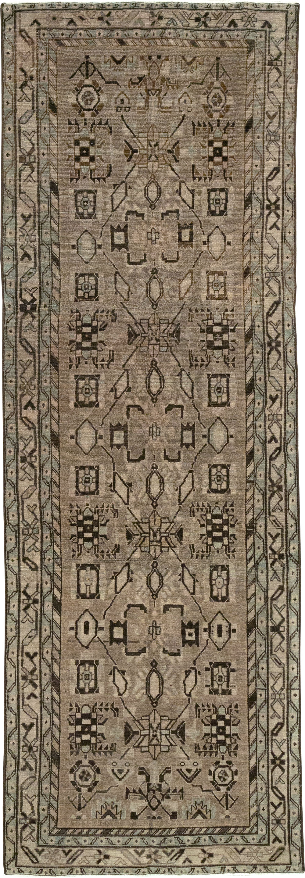 Antique Persian Malayer Runner, No.32775 - Staging