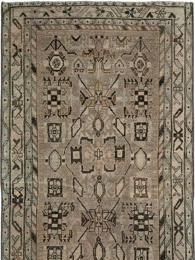 Antique Persian Malayer Runner, No.32775 - Staging