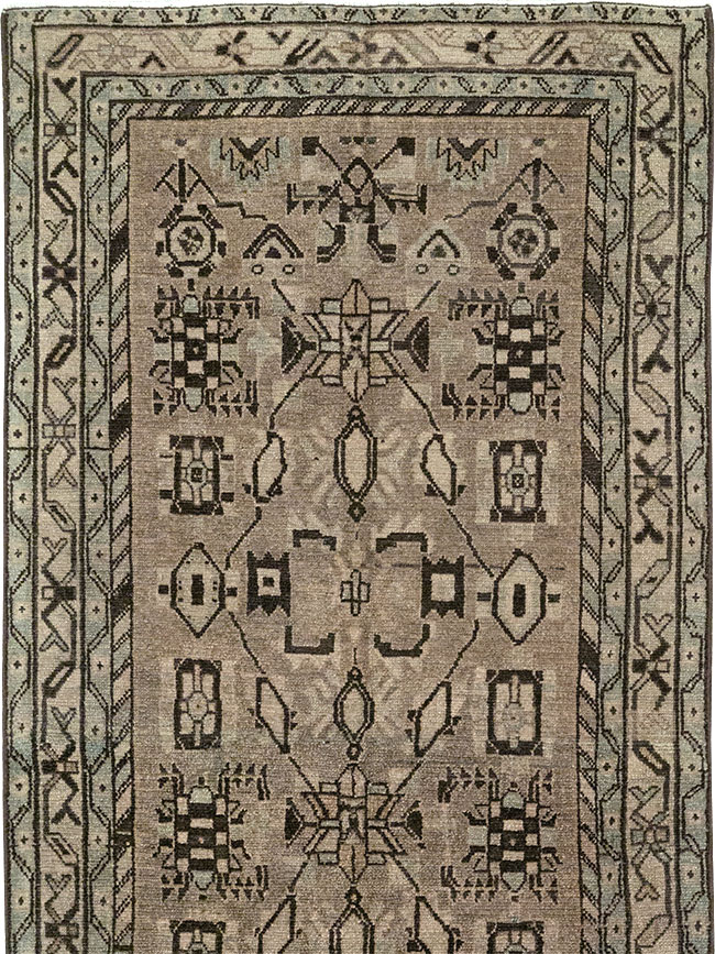 Antique Persian Malayer Runner, No.32775 - Staging