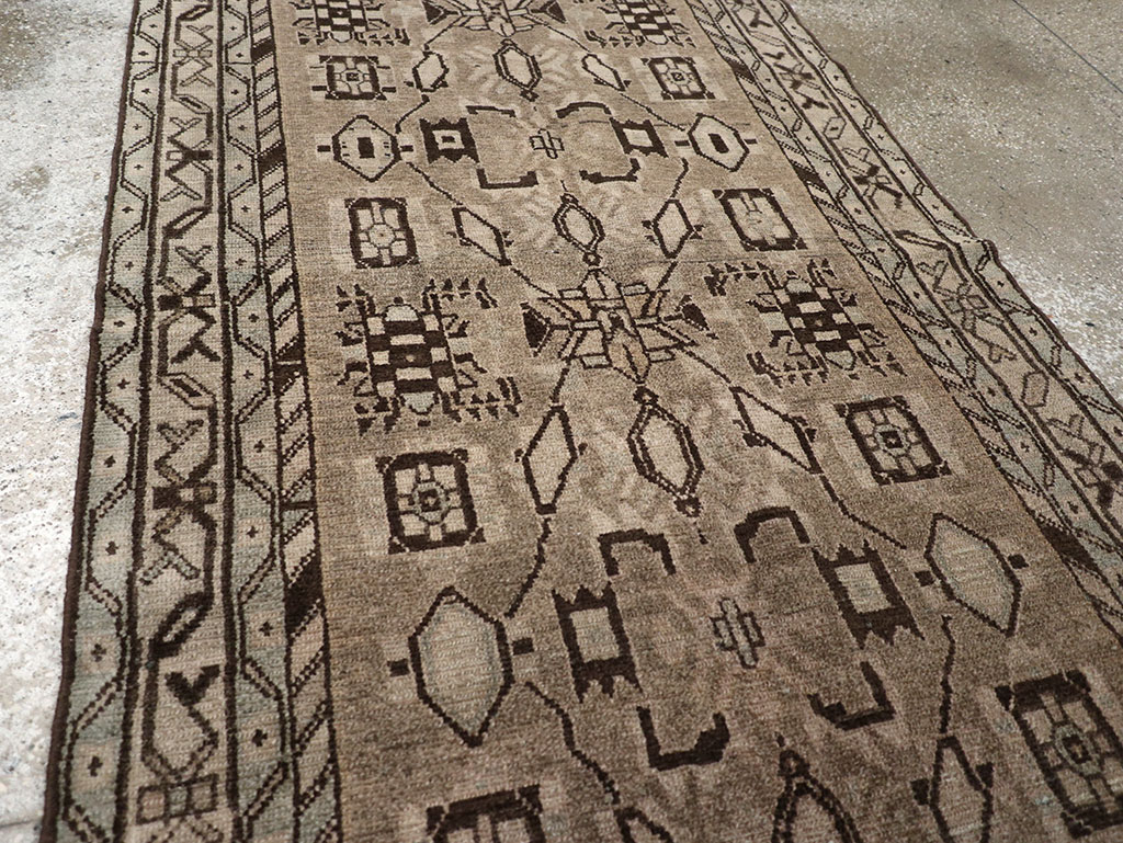Antique Persian Malayer Runner, No.32775 - Staging