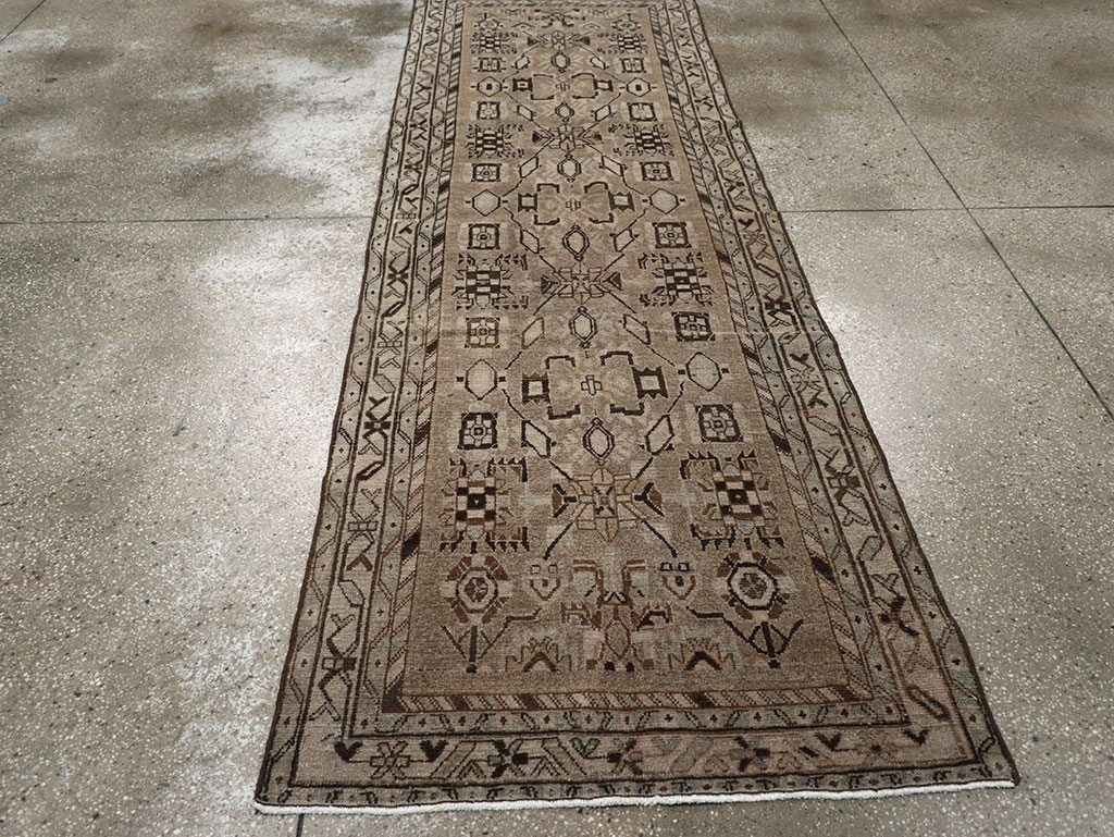Antique Persian Malayer Runner, No.32775 - Staging