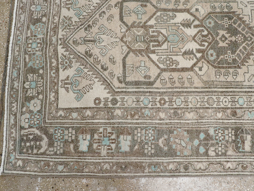 Vintage Persian Malayer Long Runner, No.32776 - Staging