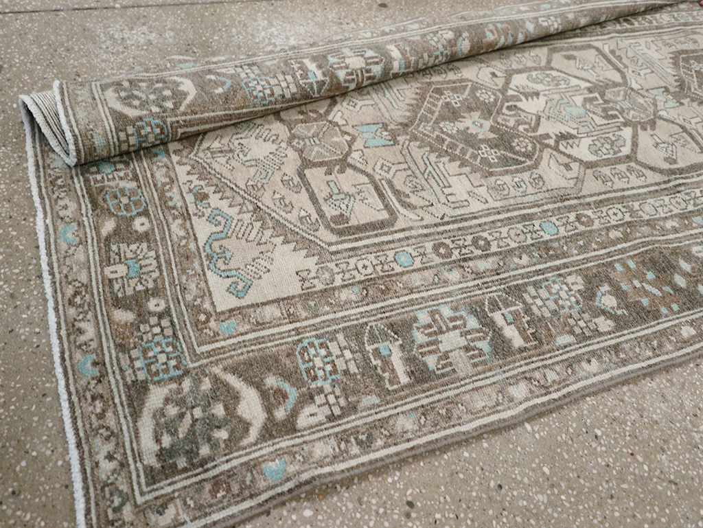 Vintage Persian Malayer Long Runner, No.32776 - Staging